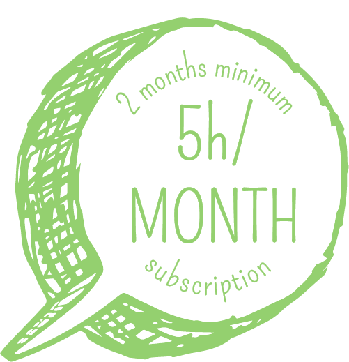5/h month, 2 months minimum commitment